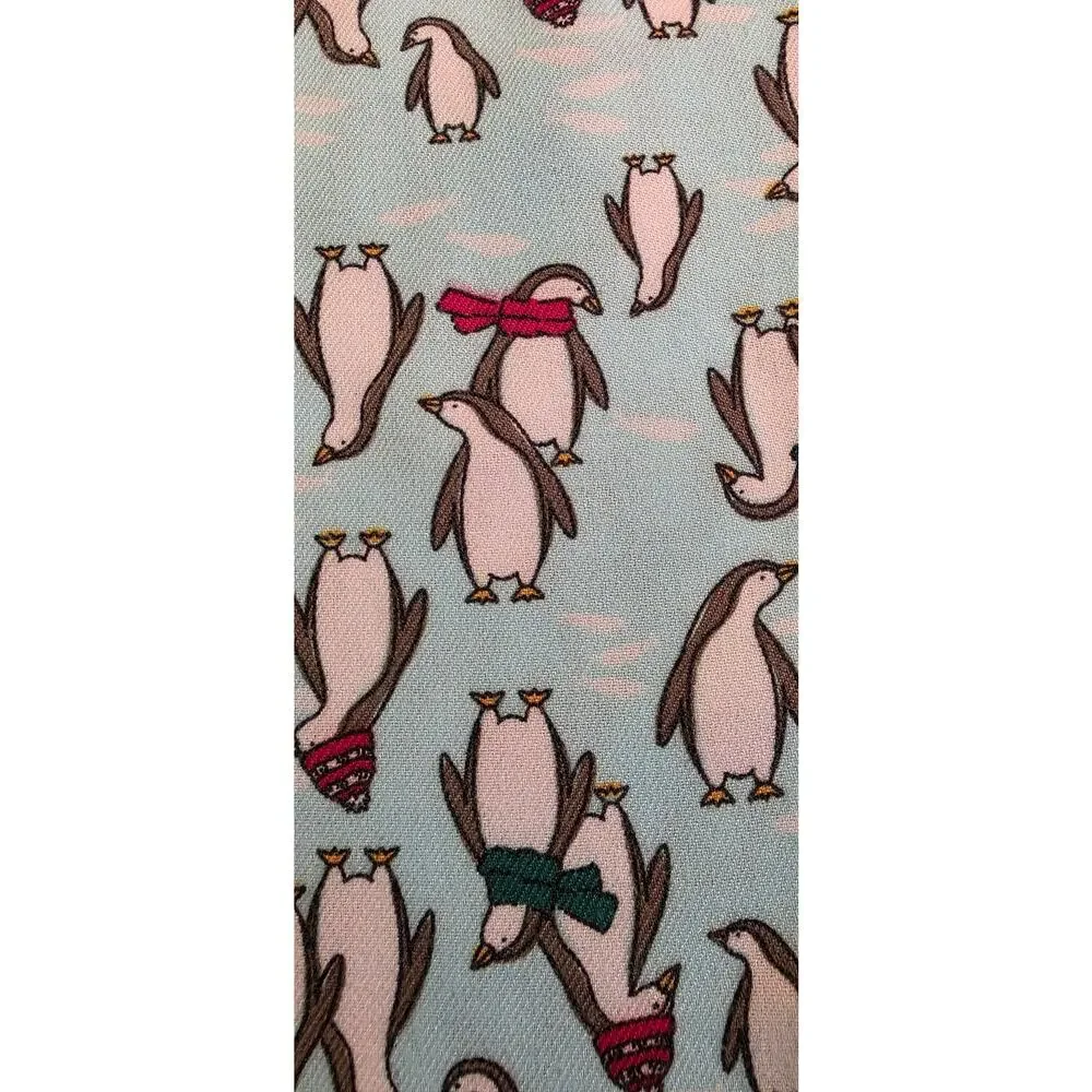 Lands End‎ Boys Flannel Pajama Bottoms Size 2 Pengiuns NWOT